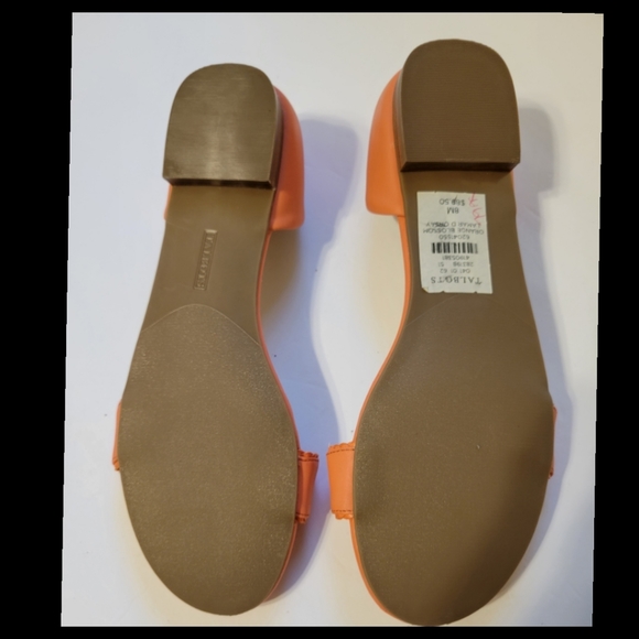 Talbots Lamar D Orsay Orange Blossum sandals - Picture 2 of 8